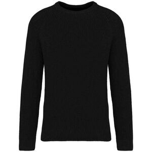 Native Spirit Mens Chunky Knit Sweatshirt / Black